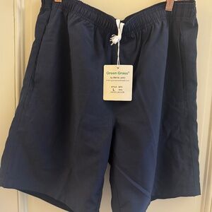 Green Grass by Bill St. John Sport Shorts NWT